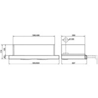 Кухонная вытяжка Elikor Slide 50П-1000 227274 (черный/стекло черное) - Превью изображения №2 — Интернет-магазин Time-Shop