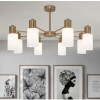 Люстра средней высоты Евросвет 70160/12 (латунь) - Превью изображения №4 — Интернет-магазин Time-Shop