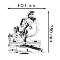 Торцовочная пила Bosch GCM 12 SDE Professional [0601B23100] - Превью изображения №5 — Интернет-магазин Time-Shop