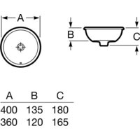 Умывальник Roca Foro 36x36 (327880000) - Превью изображения №2 — Интернет-магазин Time-Shop