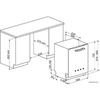 Отдельностоящая посудомоечная машина Smeg STFABCR3 - Превью изображения №4 — Интернет-магазин Time-Shop