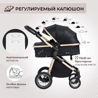 Универсальная коляска Sweet Baby Ranger 2в1 (Black Gold) - Превью изображения №4 — Интернет-магазин Time-Shop