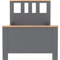 Кровать Mio Tesoro Сага 90x200 2.08.04.050.15 (серый/ясень) - Превью изображения №2 — Интернет-магазин Time-Shop