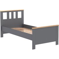 Mio Tesoro Сага 90x200 2.08.04.050.15 (серый/ясень)