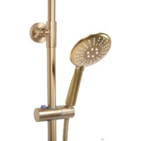 Душевая система  Rea Lungo matt gold REA-P6604 - Превью изображения №6 — Интернет-магазин Time-Shop