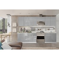 Готовая кухня Кастанье Мила 2.8 (серый пыльный) - Превью изображения №2 — Интернет-магазин Time-Shop