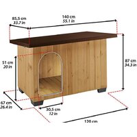 Будка Ferplast Baita 120 87017000 - Превью изображения №7 — Интернет-магазин Time-Shop