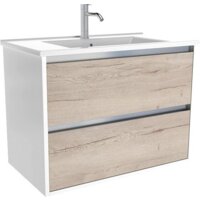 ЗОВ Тумба под умывальник Парма 70 P70LWP0MWHMC1A (белый/белый галифакс)