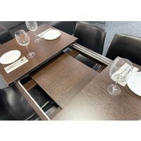 Кухонный стол Senira Кастусь 110-145x70 (венге/венге) - Превью изображения №8 — Интернет-магазин Time-Shop