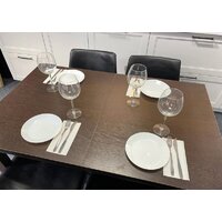 Кухонный стол Senira Кастусь 110-145x70 (венге/венге) - Превью изображения №6 — Интернет-магазин Time-Shop