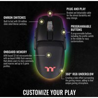 Игровая мышь Thermaltake Argent M5 Wireless RGB - Превью изображения №4 — Интернет-магазин Time-Shop