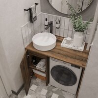  ЗОВ Тумба под умывальник Стамбул 100 S100LAW0LAWWMD (аттик) - Превью изображения №4 — Интернет-магазин Time-Shop