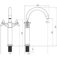 Смеситель Deante Temisto BQT M25D - Превью изображения №5 — Интернет-магазин Time-Shop