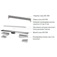 Трап/канал Berges Wasserhaus B1 Keramik 800 095119 (матовый черный) - Превью изображения №5 — Интернет-магазин Time-Shop