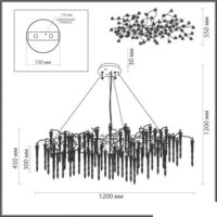 Подвесная люстра Odeon Light Banche 1 5005/12 - Превью изображения №2 — Интернет-магазин Time-Shop