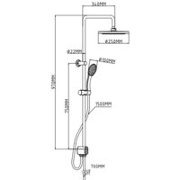 Душевая система  Esko ST1550 - Превью изображения №2 — Интернет-магазин Time-Shop