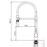 Смеситель Kern K2075 matt gold - Превью изображения №9 — Интернет-магазин Time-Shop