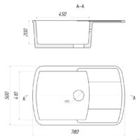 Кухонная мойка Gerhans B29 (графит) - Превью изображения №2 — Интернет-магазин Time-Shop