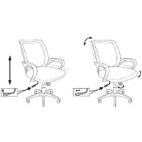 Офисное кресло Бюрократ CH-695N/BLACK (черный) - Превью изображения №6 — Интернет-магазин Time-Shop