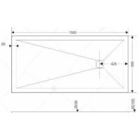 Душевой поддон RGW ST-0159G 150х90 - Превью изображения №4 — Интернет-магазин Time-Shop
