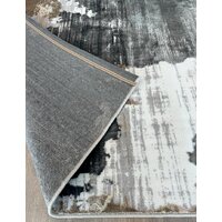 Ковер для жилой комнаты Radjab Carpet Бьянка прямоугольник D009A 7579RK-b 1.6x2.3 (cream shirink/blue fdy) - Превью изображения №2 — Интернет-магазин Time-Shop