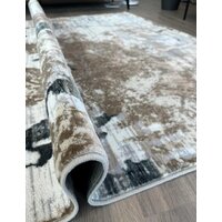 Ковер для жилой комнаты Radjab Carpet Бьянка прямоугольник D009A 7579RK-b 1.6x2.3 (cream shirink/blue fdy) - Превью изображения №3 — Интернет-магазин Time-Shop