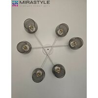 Припотолочная люстра Mirastyle MD-8124/6 WH+CR - Превью изображения №13 — Интернет-магазин Time-Shop