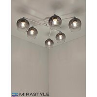 Припотолочная люстра Mirastyle MD-8124/6 WH+CR - Превью изображения №10 — Интернет-магазин Time-Shop