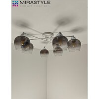 Припотолочная люстра Mirastyle MD-8124/6 WH+CR - Превью изображения №12 — Интернет-магазин Time-Shop