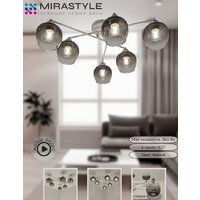 Припотолочная люстра Mirastyle MD-8124/6 WH+CR - Превью изображения №2 — Интернет-магазин Time-Shop