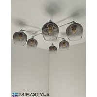 Припотолочная люстра Mirastyle MD-8124/6 WH+CR - Превью изображения №11 — Интернет-магазин Time-Shop