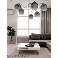 Припотолочная люстра Mirastyle MD-8124/6 WH+CR - Превью изображения №5 — Интернет-магазин Time-Shop