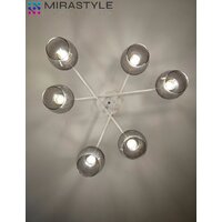 Припотолочная люстра Mirastyle MD-8124/6 WH+CR - Превью изображения №14 — Интернет-магазин Time-Shop