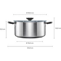 Кастрюля Fiskars Functional Form 1072317 - Превью изображения №3 — Интернет-магазин Time-Shop