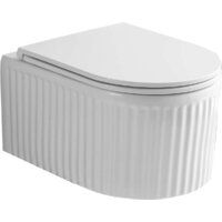 Унитаз подвесной Roxen Royal Matt в комплекте с инсталляцией StounFix Dual Fresh 6 в 1 968245 (кнопка: хром глянцевый) - Превью изображения №4 — Интернет-магазин Time-Shop