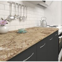 Готовая кухня Mio Tesoro Экстра-лайт 2.2 (антрацит/мадрид) - Превью изображения №3 — Интернет-магазин Time-Shop