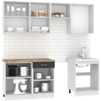 Готовая кухня Mio Tesoro Экстра-лайт 2.2 (антрацит/мадрид) - Превью изображения №2 — Интернет-магазин Time-Shop