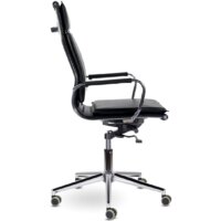 Офисное кресло Brabix Premium Kayman EX-532 (экокожа/хром черный) - Превью изображения №4 — Интернет-магазин Time-Shop