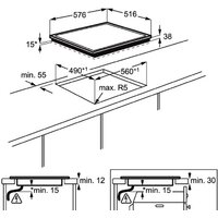 Варочная панель Electrolux EHF46547XK - Превью изображения №3 — Интернет-магазин Time-Shop