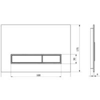 Панель смыва Lavinia Boho Relfix 3805003W (белый) - Превью изображения №2 — Интернет-магазин Time-Shop