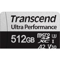 Карта памяти Transcend microSDXC 340S 512GB (с адаптером) - Превью изображения №2 — Интернет-магазин Time-Shop