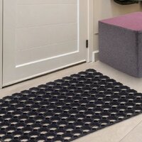 Придверный коврик Sundays Home Ячейка 100x200x1.6см 93682 (черный) - Превью изображения №7 — Интернет-магазин Time-Shop