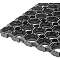 Придверный коврик Sundays Home Ячейка 100x200x1.6см 93682 (черный) - Превью изображения №6 — Интернет-магазин Time-Shop