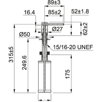 Дозатор для моющего средства Franke Comfort 119.0578.746 (сахара) - Превью изображения №2 — Интернет-магазин Time-Shop