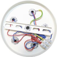 Припотолочная люстра Элетех Бонни 151 НПБ 01-5х60-153 Е14 1005404782 (белый/золото) - Превью изображения №9 — Интернет-магазин Time-Shop