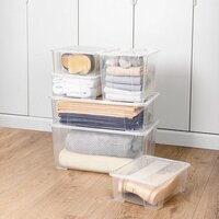 Ящик для хранения Econova Tex-Box 48 л 434207301 (бесцветный) - Превью изображения №2 — Интернет-магазин Time-Shop