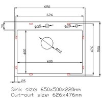 Кухонная мойка Stellar Decor S6550NB-D (нано черный) - Превью изображения №19 — Интернет-магазин Time-Shop