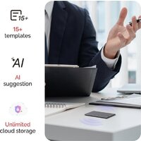 ИИ-диктофон Plaud Note (серый) - Превью изображения №7 — Интернет-магазин Time-Shop