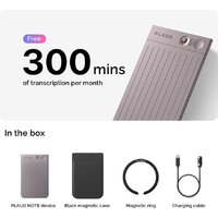 ИИ-диктофон Plaud Note (серый) - Превью изображения №9 — Интернет-магазин Time-Shop