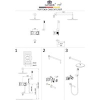 Душевая система  Ganzer GZ19165-G - Превью изображения №18 — Интернет-магазин Time-Shop